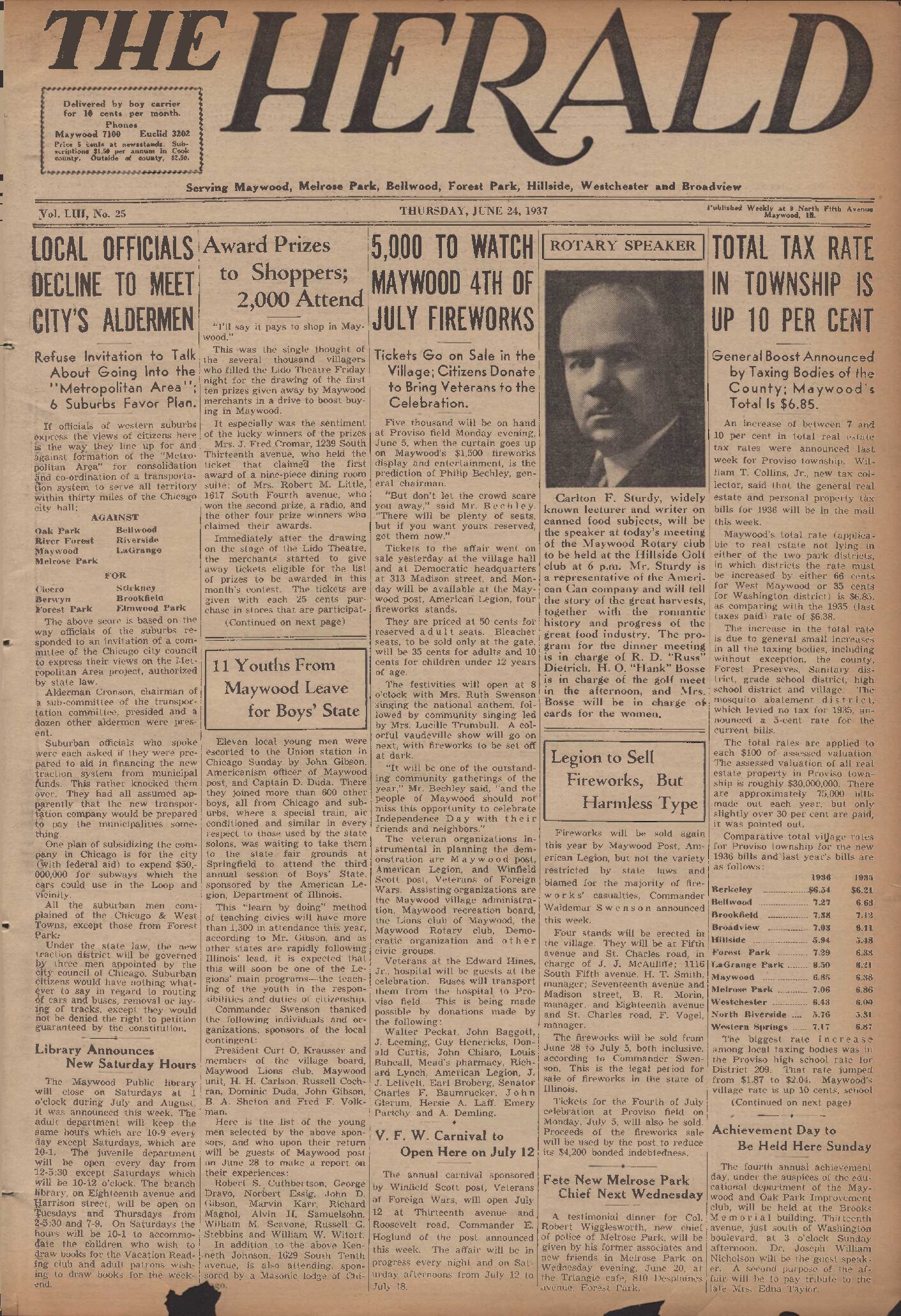 The Herald – 19370624
