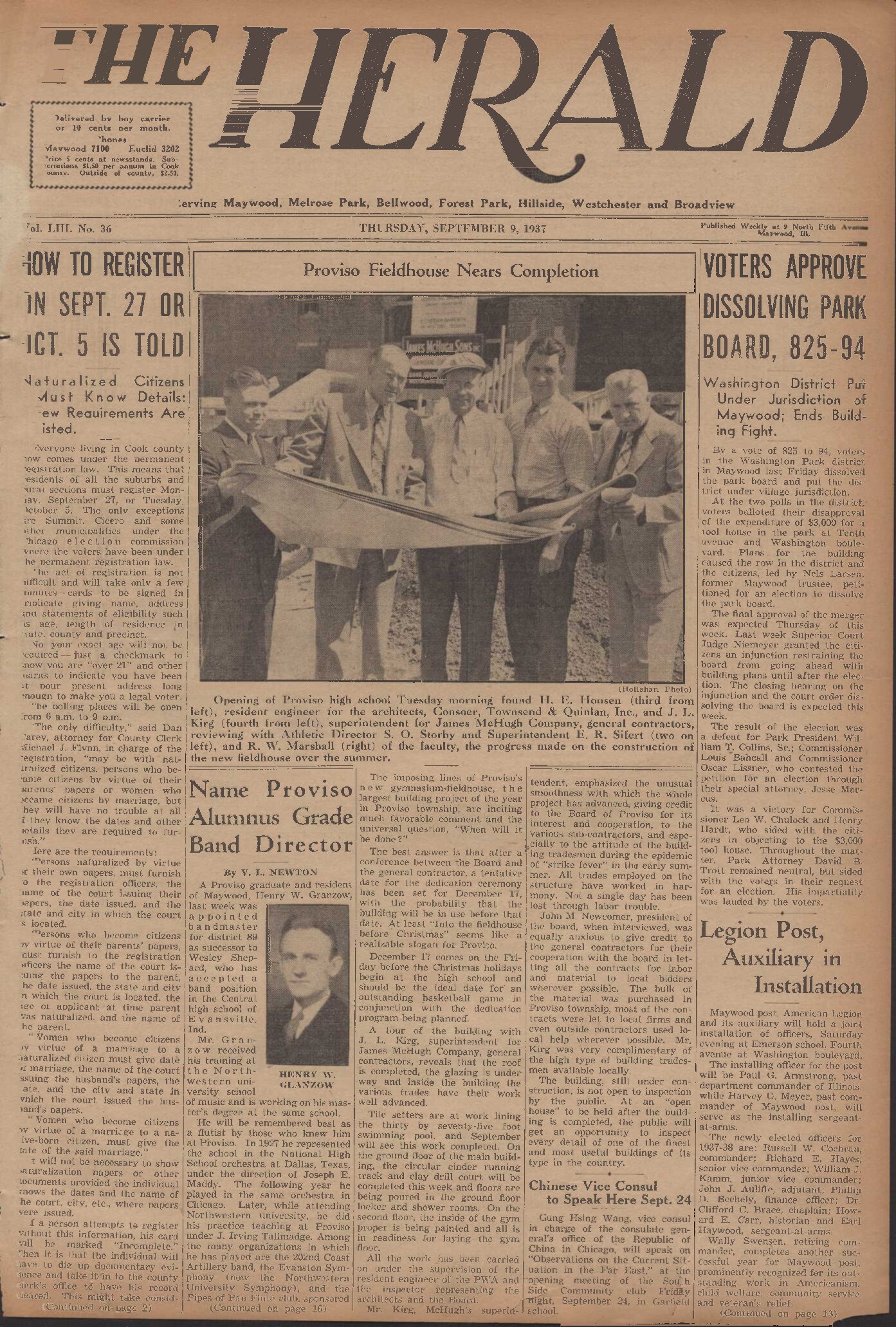 The Herald – 19370909