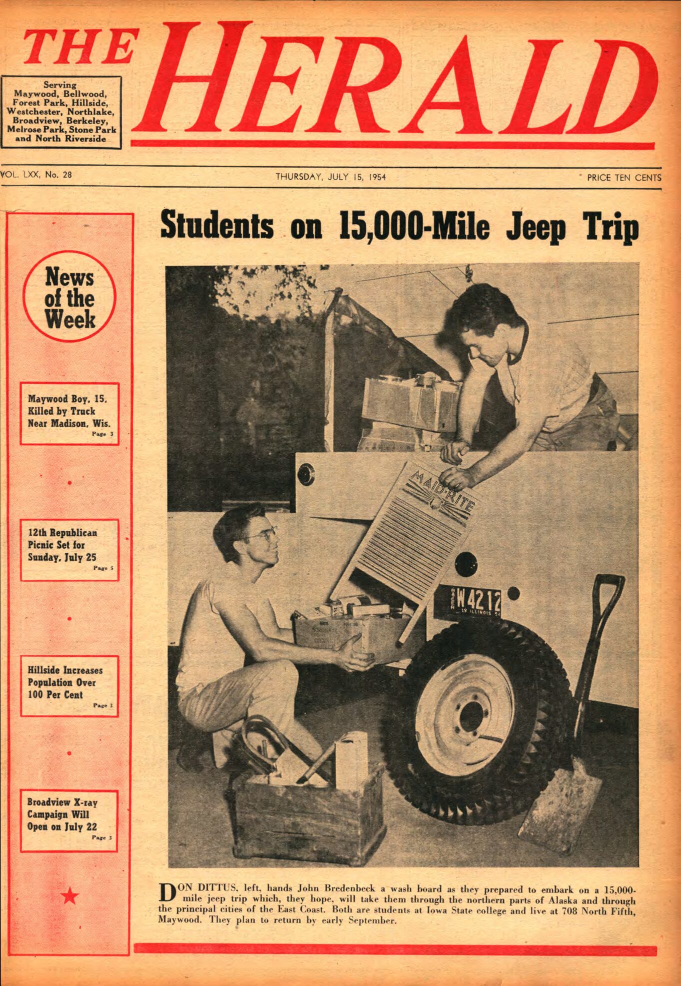 The Herald – 19540715