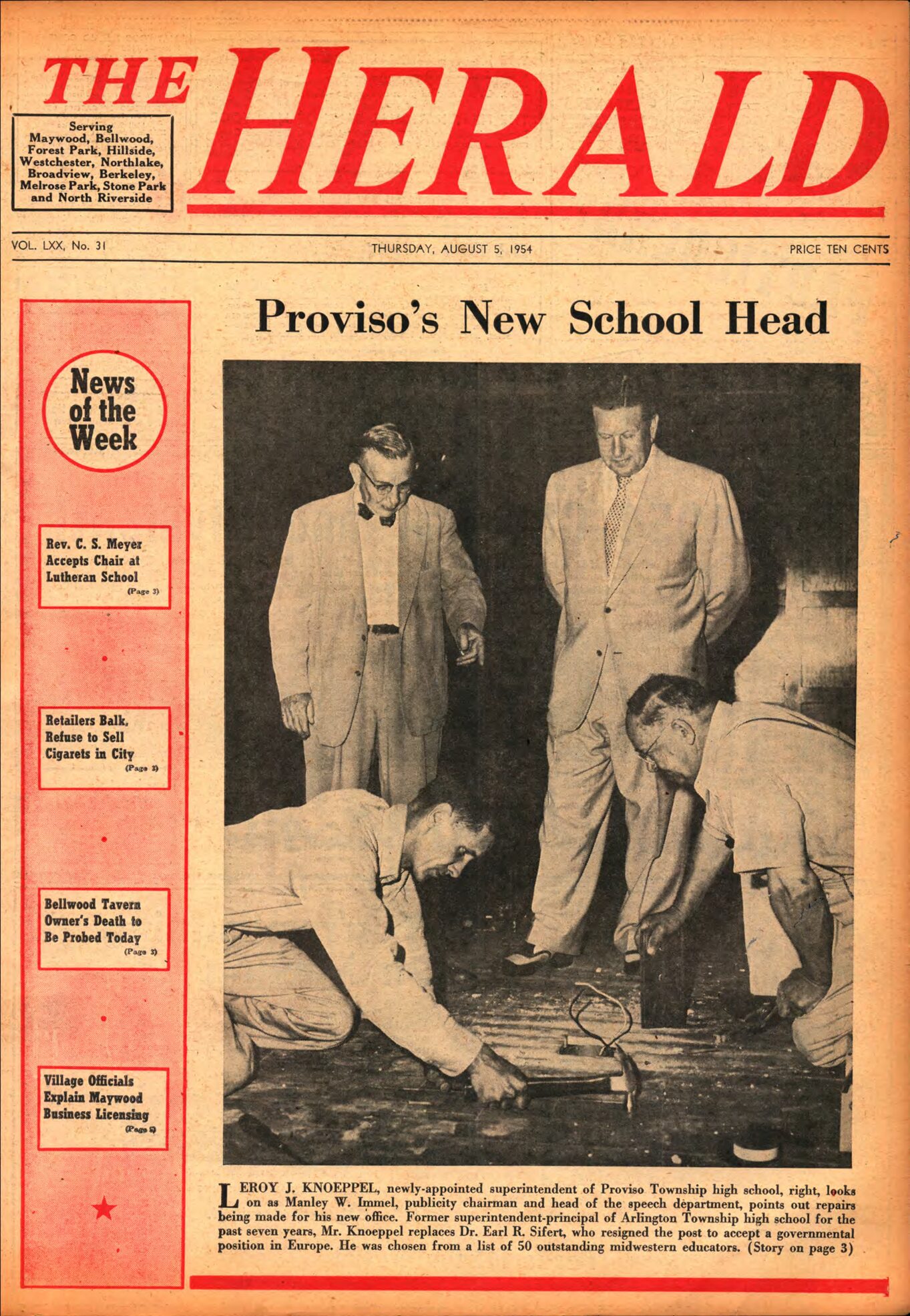 The Herald – 19540805