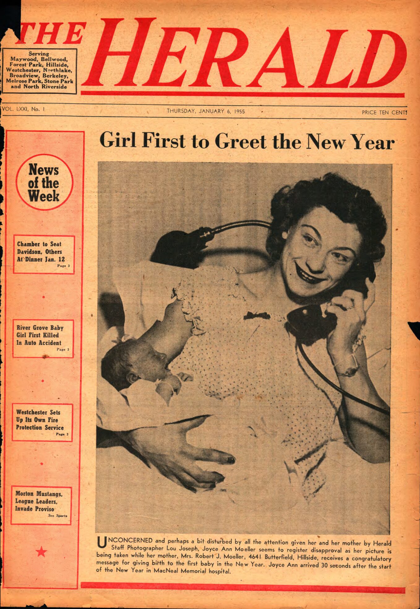 The Herald – 19550106