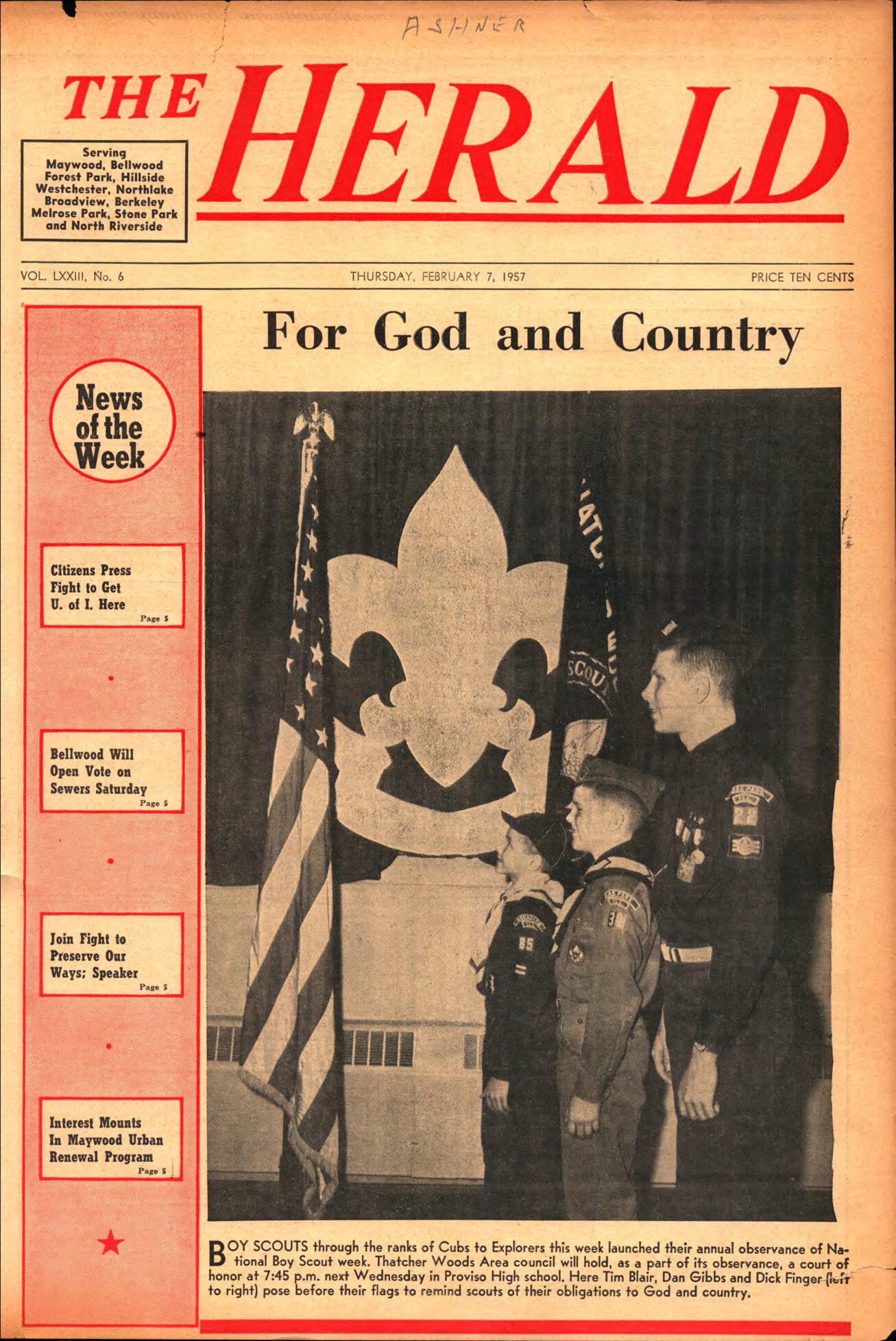 The Herald – 19570207