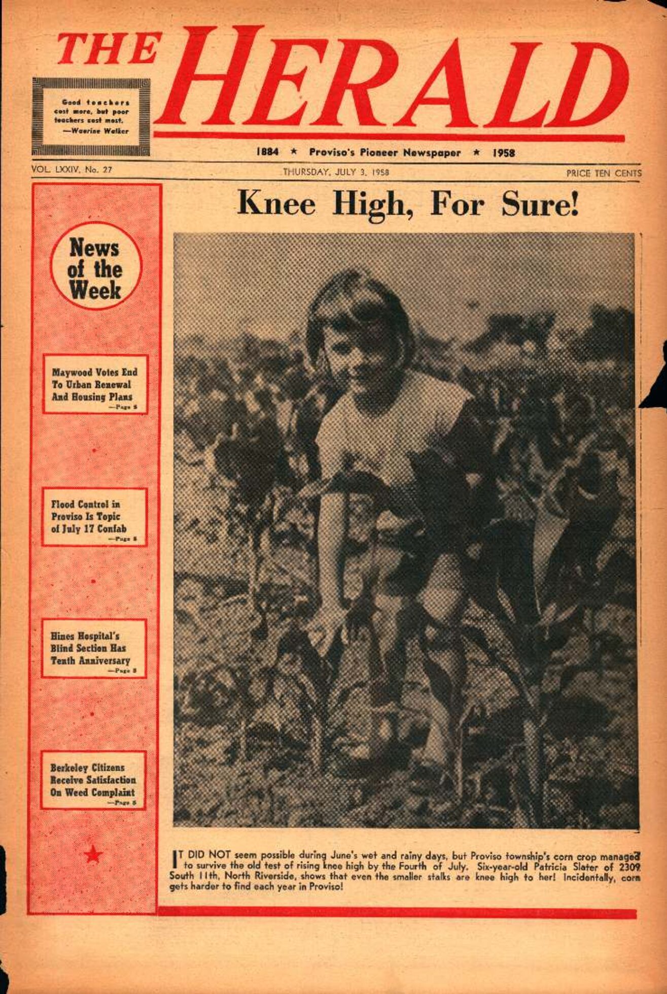 The Herald – 19580703