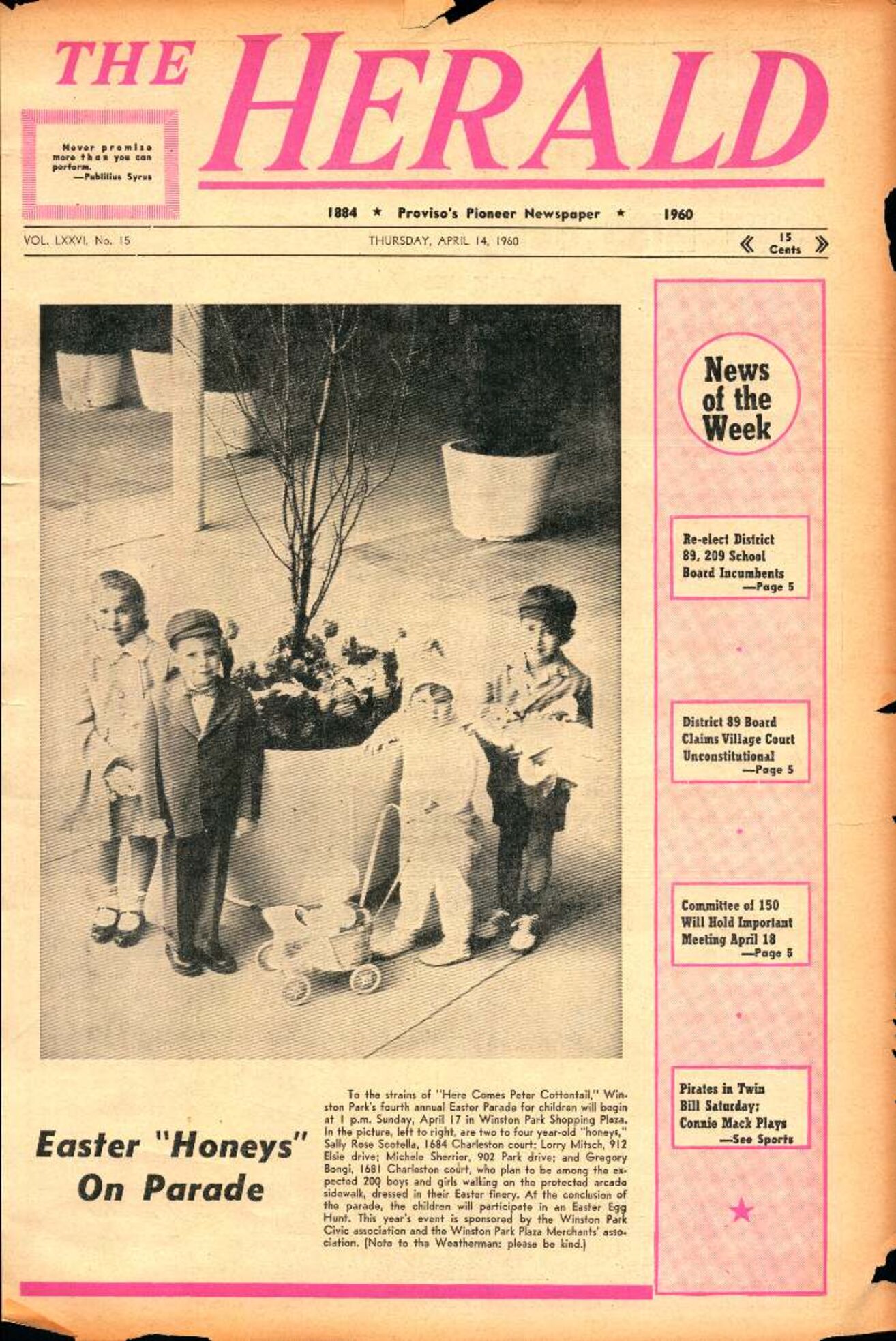 The Herald – 19600414