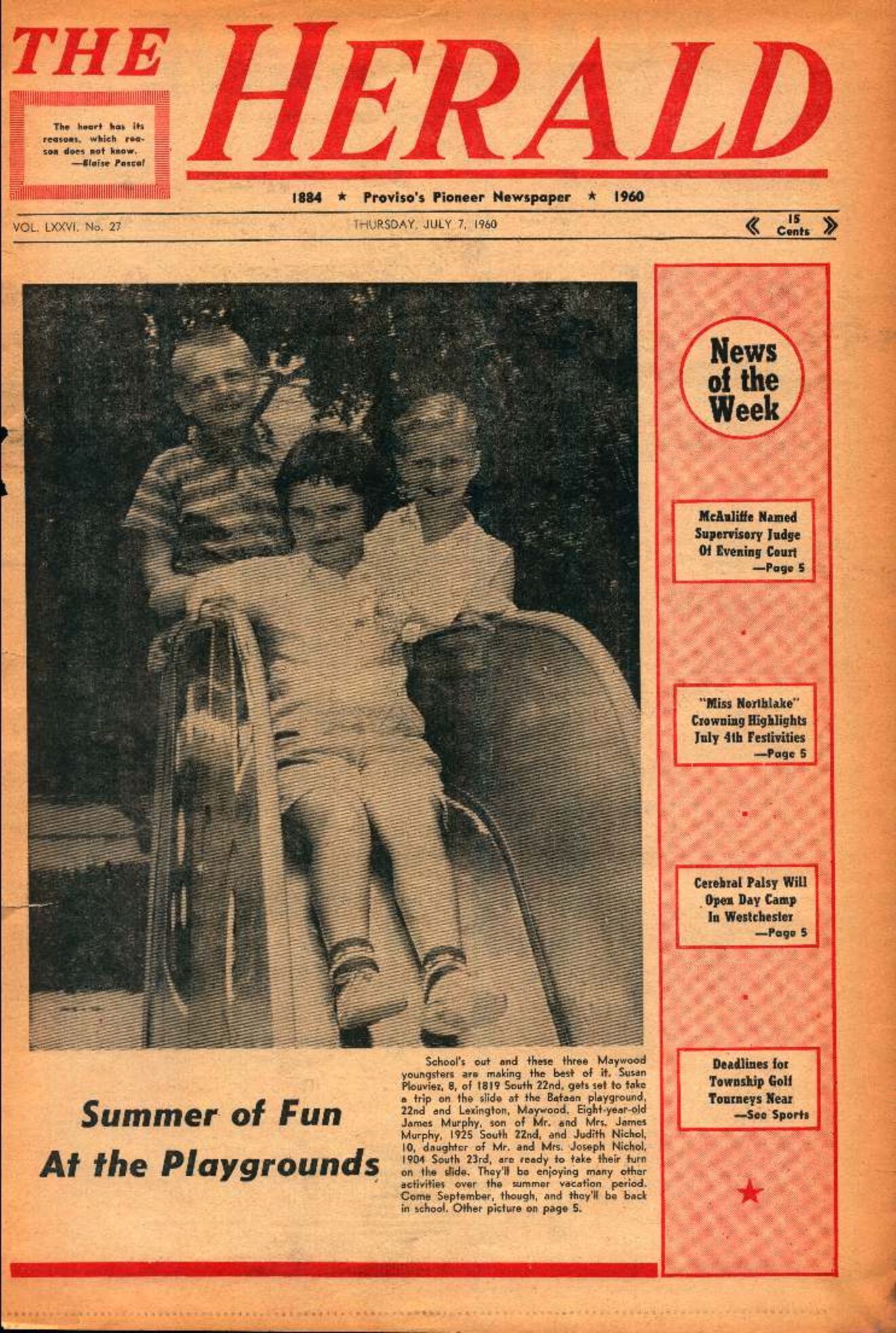 The Herald – 19600707