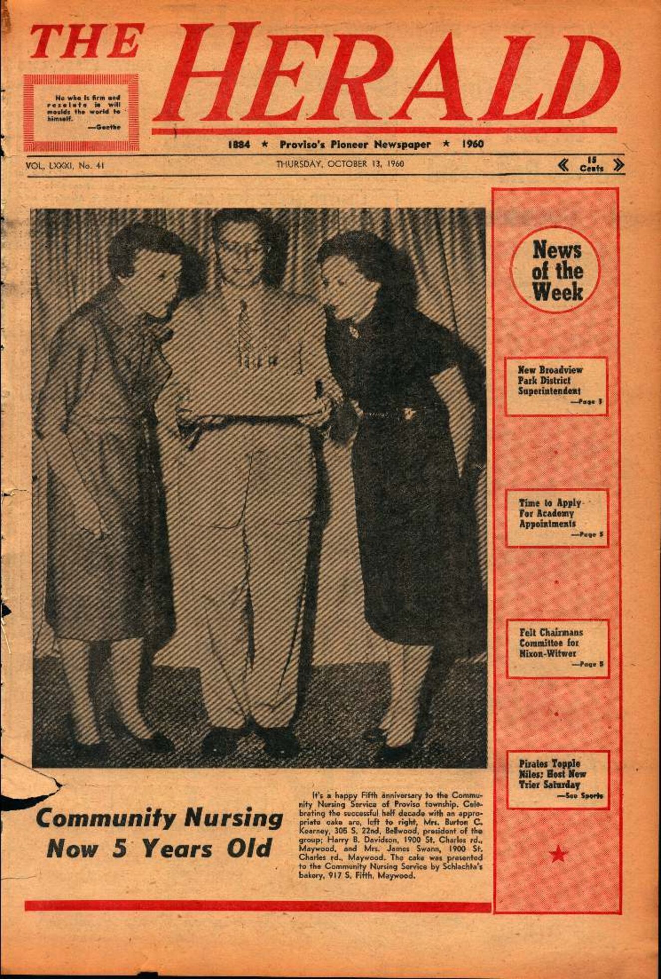 The Herald – 19601013