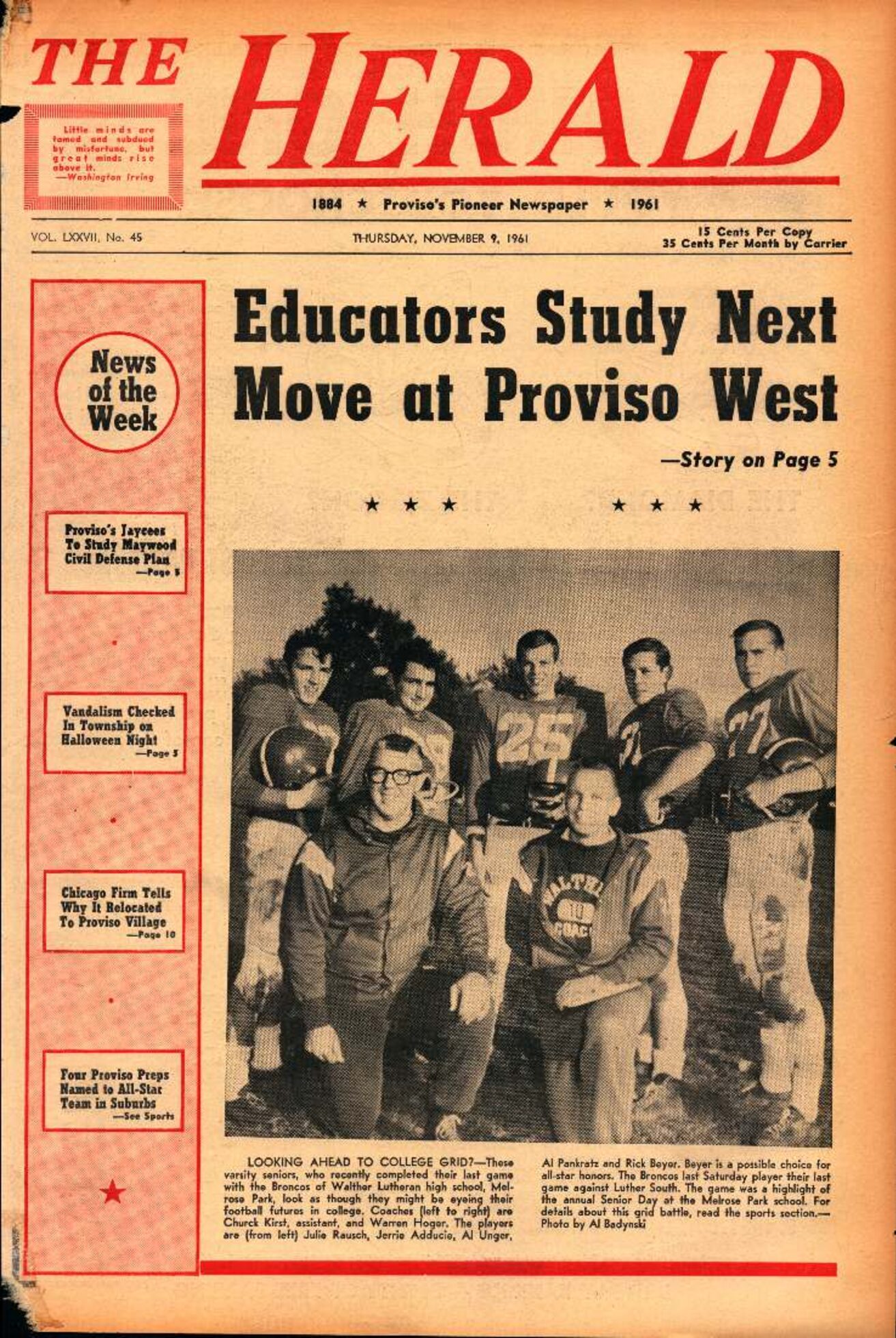 The Herald – 19611109