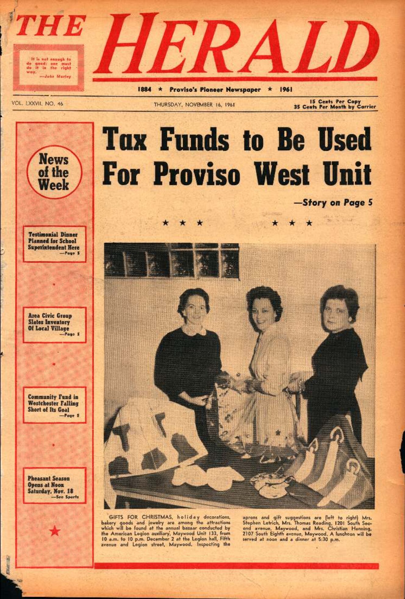 The Herald – 19611116