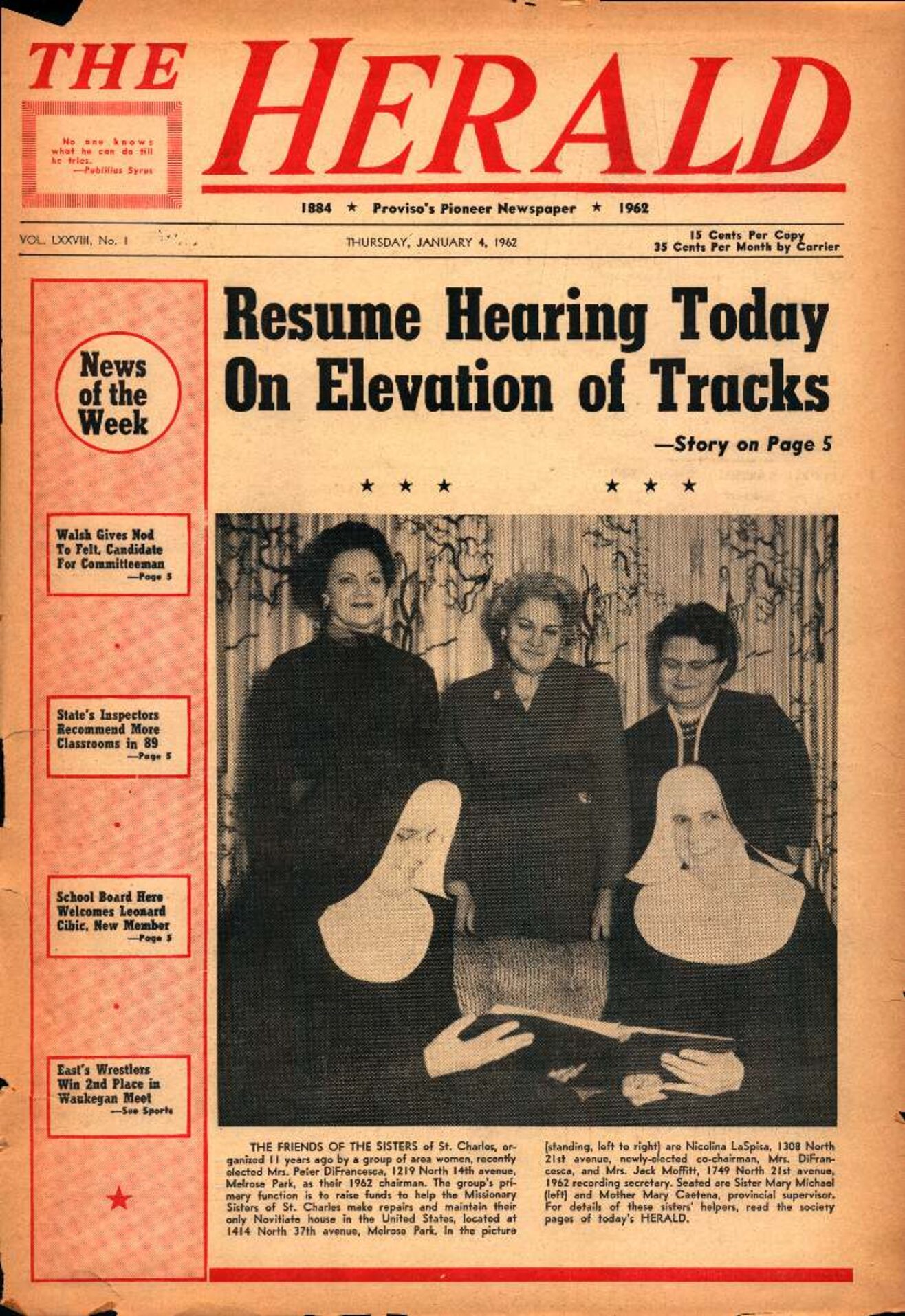 The Herald – 19620104