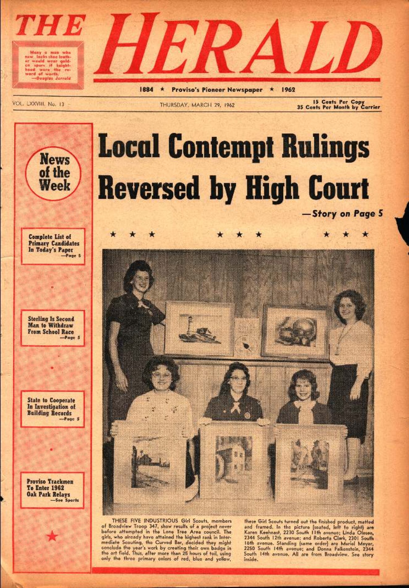 The Herald – 19620329