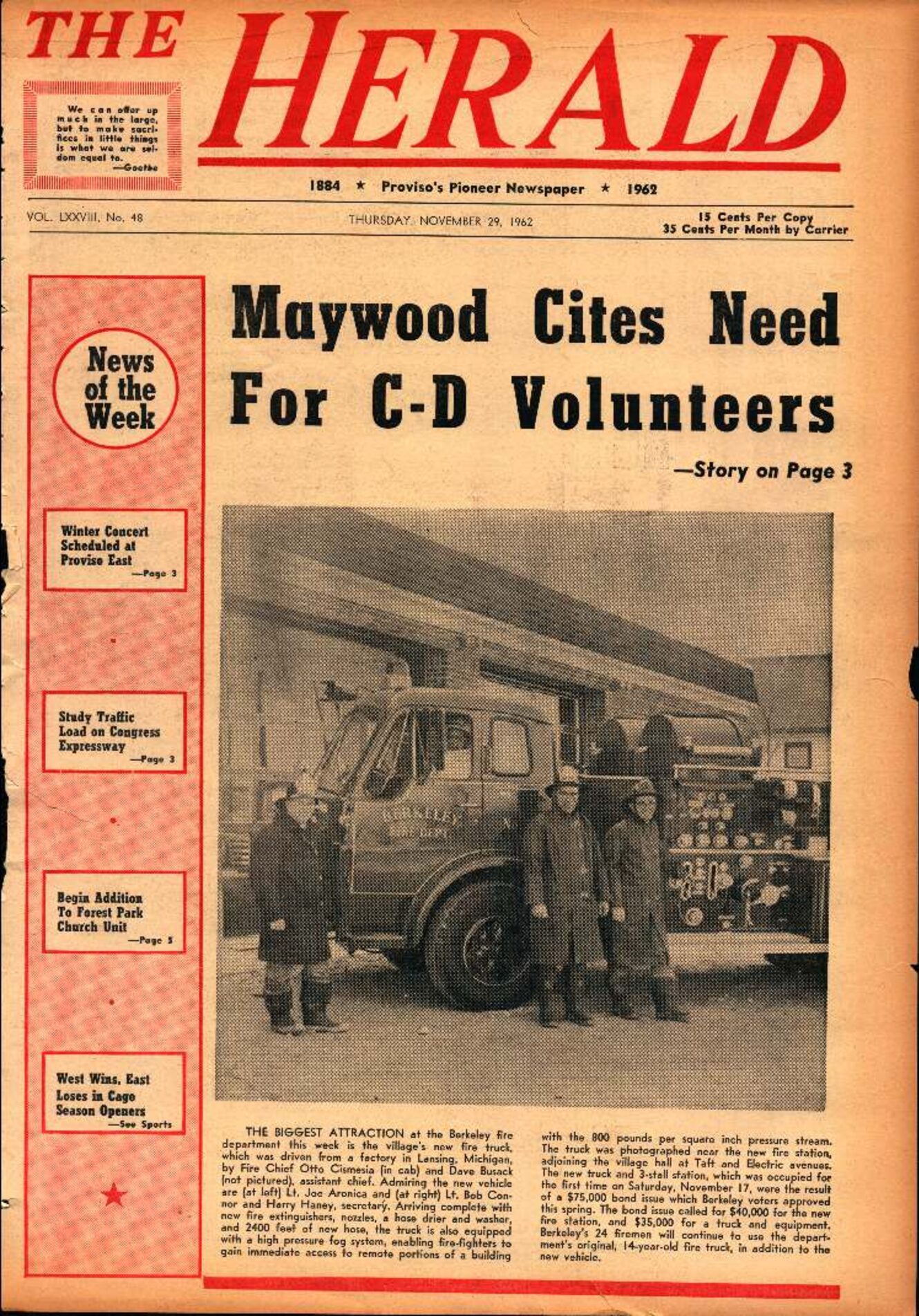 The Herald – 19621129