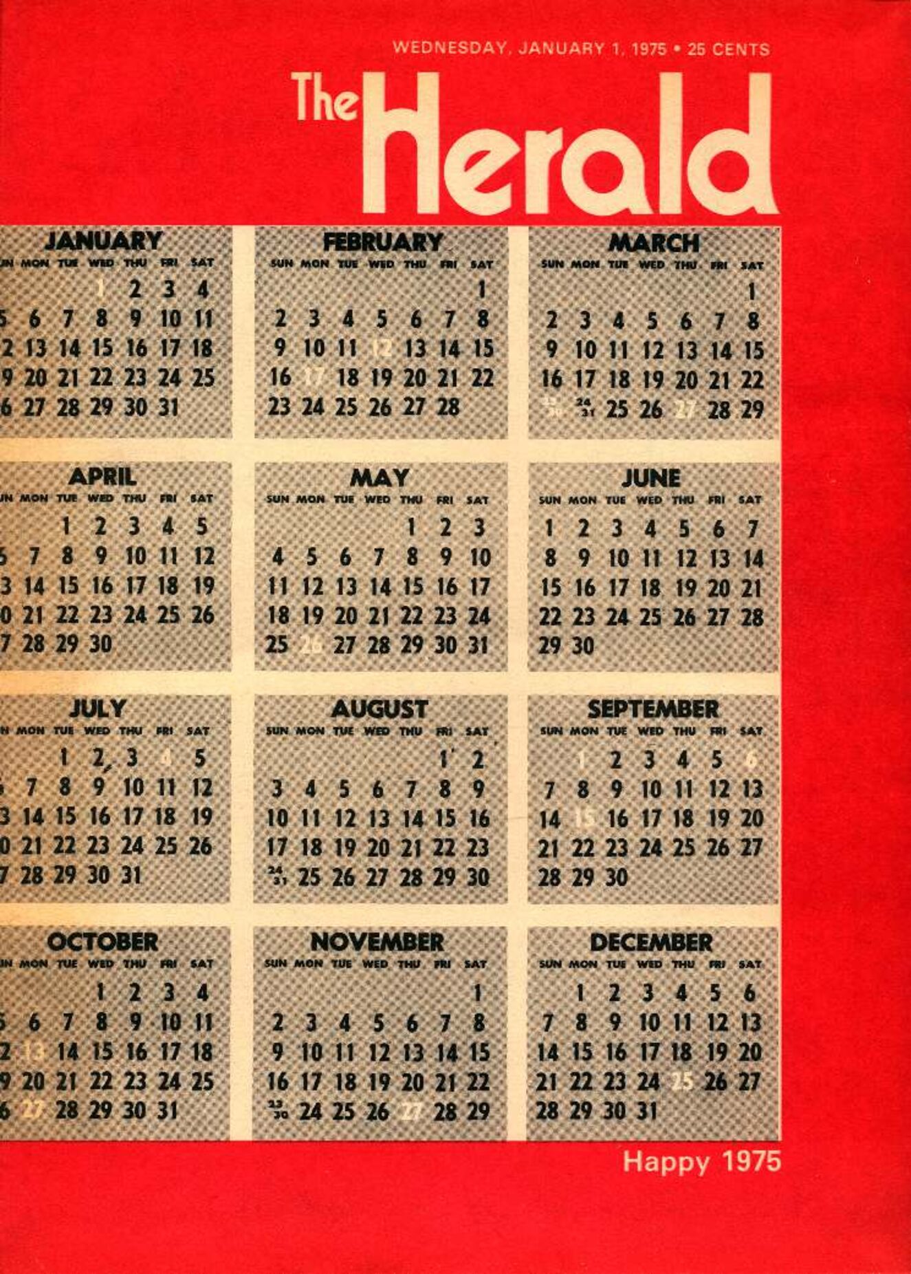The Herald – 19750101