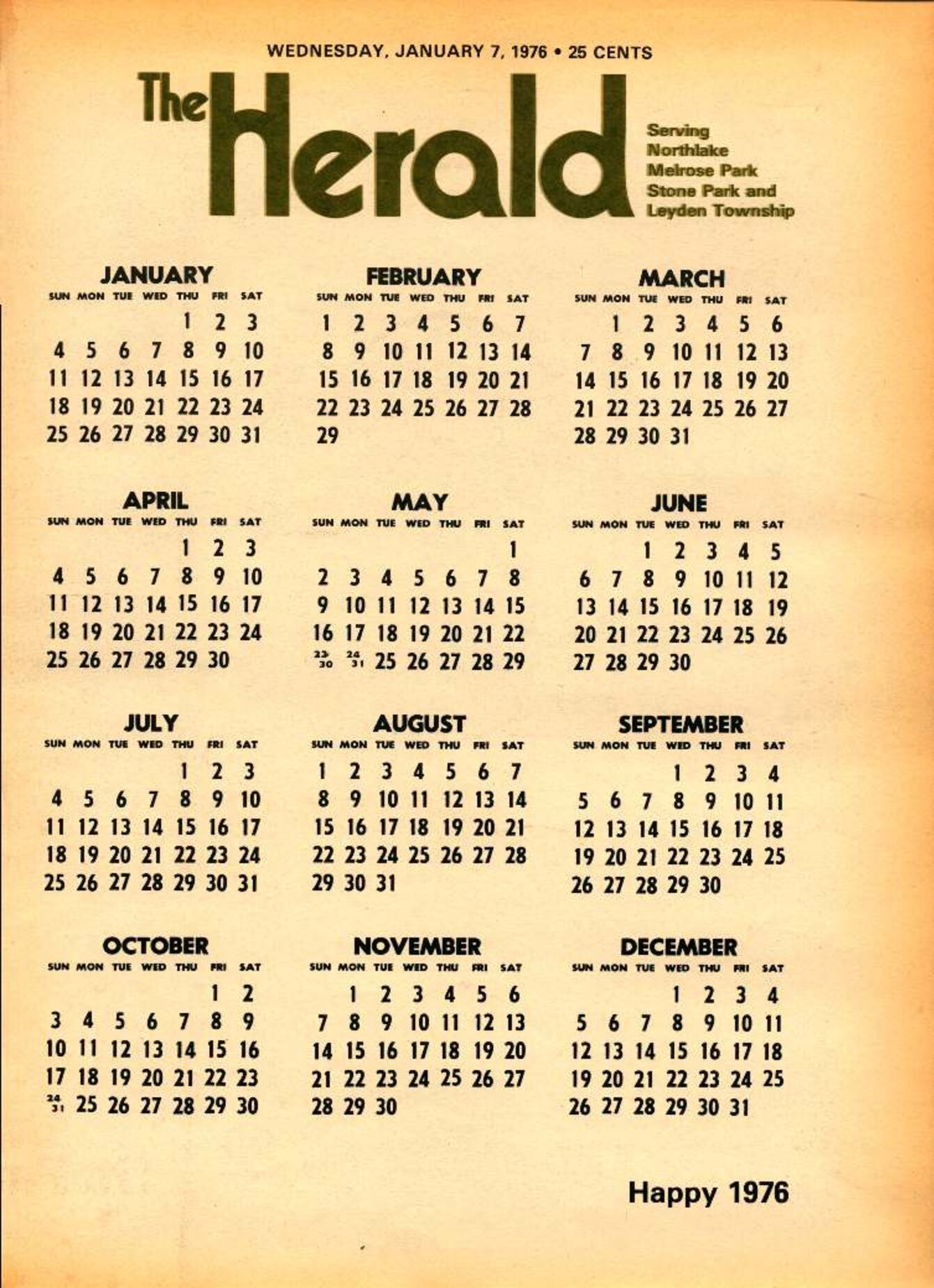 The Herald – 19760107